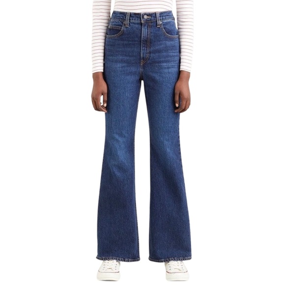 Levi's Denim - NWOT Levi's 70's Flare High Rise Jeans In Dark Wash Denim